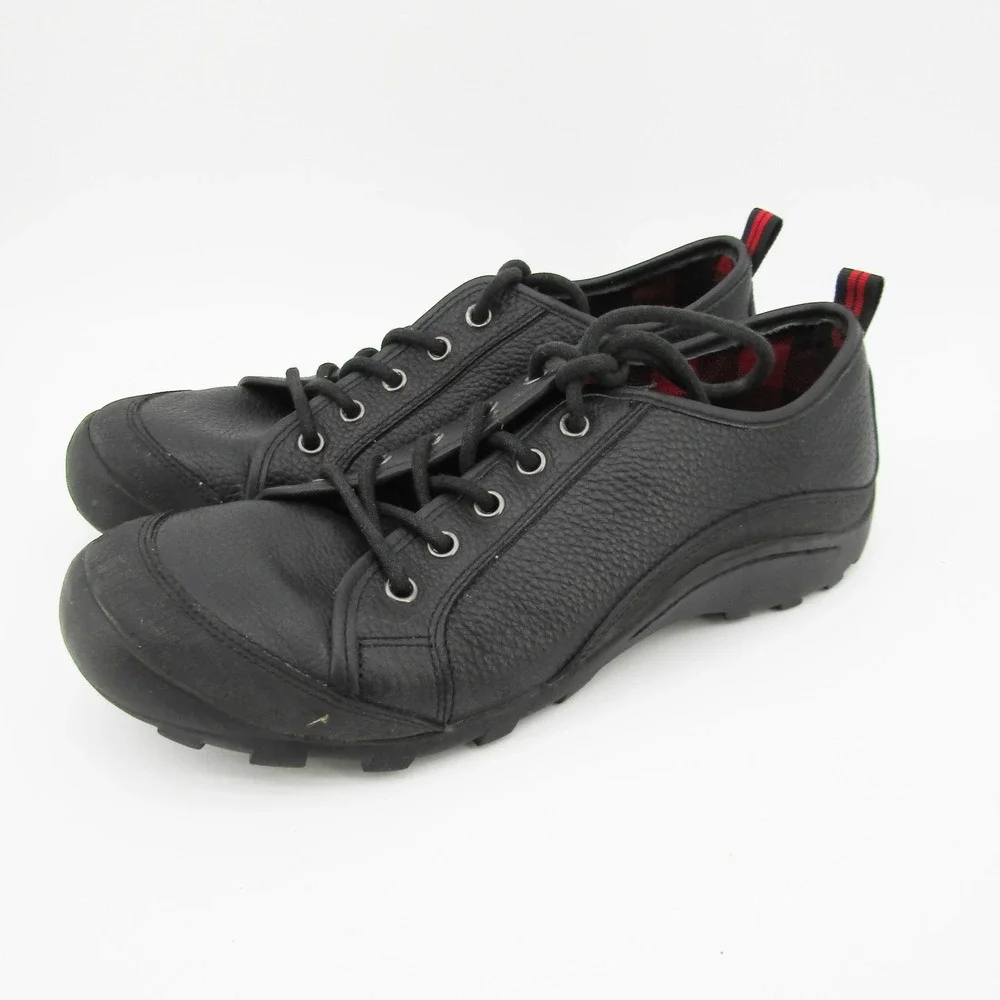 Tommy Hilfiger Leather Oxford Shoes Mens 9M Black Lace Up Casual - Picture 6 of 10